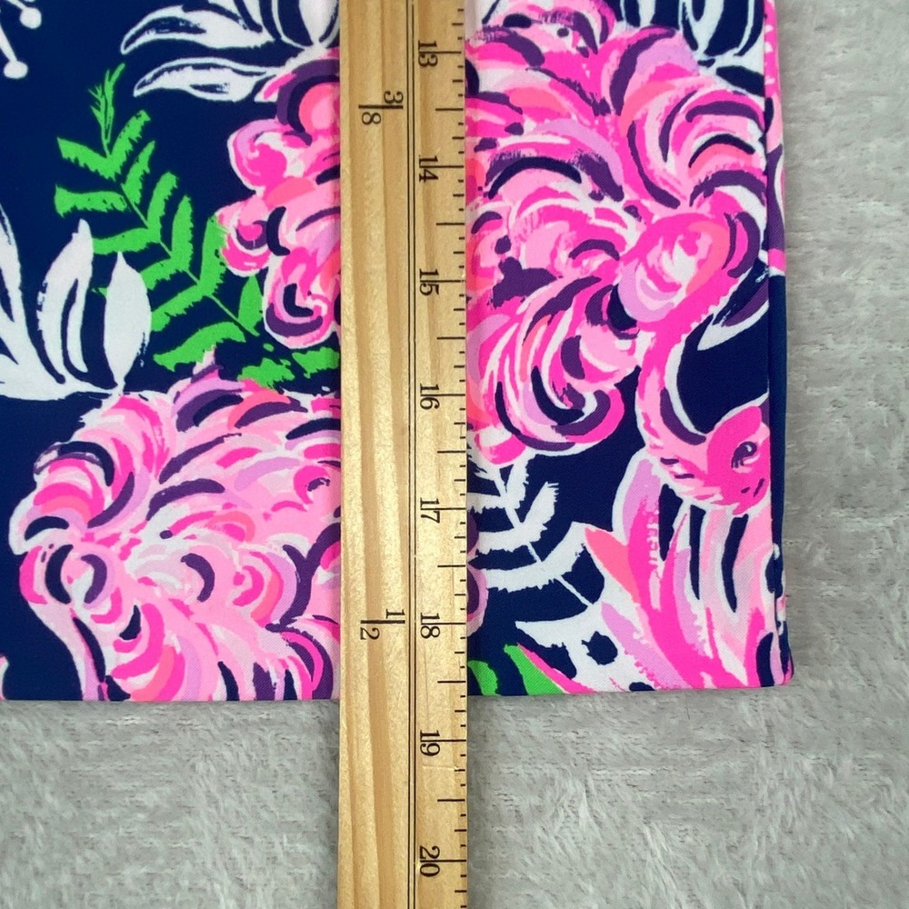 Lilly Pulitzer Luxletic Monica Skort Skirt Women 16 Navy Ruffle Your Feathers - Picture 8 of 10